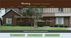 Desktop Screenshot of mossingapartments.com